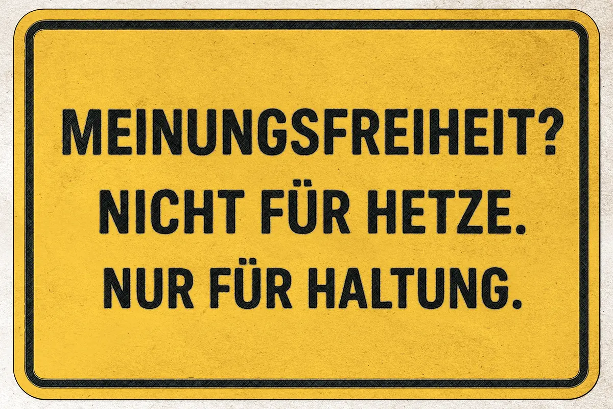 Wessen Meinungsfreiheit ist hier wirklich bedroht?!